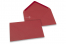Envelopes de cartões de felicitações coloridos - Vermelho escuro, 125 x 175 mm | PIT Packaging.pt | Envelopesonline