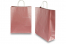 Sacos de papel com alças torcidas - cor-de-rosa metalizado, 320 x 120 x 410 mm, 100 gr | PIT Packaging.pt | Envelopesonline