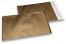 Envelopes coloridos de película metalizada mate - Dourado 230 x 320 mm | PIT Packaging.pt | Envelopesonline