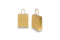 Sacos de papel com alças torcidas - dourado, 180 x 80 x 220 mm, 90 gr | PIT Packaging.pt | Envelopesonline