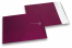 Envelopes coloridos de película metalizada mate - Vermelho Burgundy 165 x 165 mm | PIT Packaging.pt | Envelopesonline