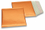 Envelopes de bolhas de plástico metalizado ECO - cor de laranja 165 x 165 mm | PIT Packaging.pt | Envelopesonline