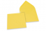 Envelopes de cartões de felicitações coloridos - Amarelo açafrão, 155 x 155 mm | PIT Packaging.pt | Envelopesonline
