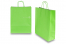 Sacos de papel com alças torcidas - verde, 320 x 120 x 410 mm, 100 gr | PIT Packaging.pt | Envelopesonline