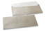 Envelopes madrepérola coloridos prateado - 110 x 220 mm | PIT Packaging.pt | Envelopesonline