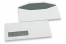 Envelopes com janela, branco, 114 x 229 mm (C5/6), janela à esquerda 30 x 100 mm, posição da janela 15 mm do esquerda e 20 mm do baixo, 80 gramas, fecho com goma | PIT Packaging.pt | Envelopesonline