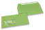 Verde maçã, envelopes coloridos com janela, 110 x 220 mm (DL), formato da janela 45 x 90 mm, posição da janela a 20 mm da esquerda / 15 mm de baixo, fecho adesivo, papel colorido 120 gramas | PIT Packaging.pt | Envelopesonline