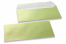 Envelopes madrepérola coloridos verde lima - 110 x 220 mm | PIT Packaging.pt | Envelopesonline
