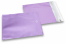 Envelopes coloridos de película metalizada mate - Lilás 165 x 165 mm | PIT Packaging.pt | Envelopesonline