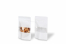 Saco com base e janela - branco, 110 x 185 x 70 mm, 250 ml | PIT Packaging.pt | Envelopesonline