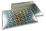 Envelopes de bolhas de plástico metalizado ECO - prateado holográfico 320 x 425 mm | PIT Packaging.pt | Envelopesonline