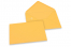 Envelopes de cartões de felicitações coloridos - Amarelo dourado, 133 x 184 mm | PIT Packaging.pt | Envelopesonline