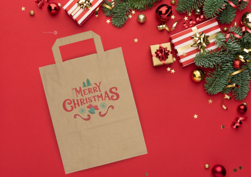 Sacos de papel com alças dobradas | PIT Packaging.pt | Envelopesonline