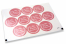 Selos para envelope de comunh&atilde;o - la mia prima comunione rosa com grinalda branca | PIT Packaging.pt | Envelopesonline