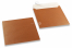 Envelopes madrepérola coloridos cobre - 170 x 170 mm | PIT Packaging.pt | Envelopesonline