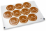 Selos para envelope de batizado - mi bautizo castanho com grinalda branca | PIT Packaging.pt | Envelopesonline