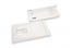 Envelopes almofadados brancos com janela - 175 x 265 mm, janela à esquerda 55 x 90 mm, posição da janela 30 mm do esquerda e 70 mm do cima | PIT Packaging.pt | Envelopesonline