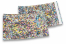 Envelopes coloridos de folha metalizada - Prateado holográfico 114 x 162 mm | PIT Packaging.pt | Envelopesonline