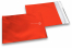 Envelope colorido de película metalizada mate - Vermelho 165 x 165 mm | PIT Packaging.pt | Envelopesonline