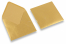 Envelopes de cartão de felicitações dourados 150 x 150 mm | PIT Packaging.pt | Envelopesonline