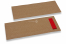 Sacos porta-talheres castanho sem incição + vermelho guardanapos | PIT Packaging.pt | Envelopesonline