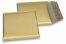 Envelopes de bolhas de plástico metalizado mate ECO - dourado 165 x 165 mm | PIT Packaging.pt | Envelopesonline