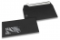 Preto, envelopes coloridos com janela, 110 x 220 mm (DL), janela à esquerda, formato da janela 45 x 90 mm, posição da janela a 20 mm da esquerda / 15 mm de baixo, fecho adesivo, papel colorido 120 gramas | PIT Packaging.pt | Envelopesonline
