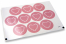 Selos para envelope, amor - cor-de-rosa com cora&ccedil;&atilde;o branco com folhas | PIT Packaging.pt | Envelopesonline