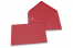 Envelopes de cartões de felicitações coloridos - Vermelho, 114 x 162 mm | PIT Packaging.pt | Envelopesonline