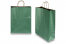 Sacos de papel com alças torcidas - verde escuro metalizado, 320 x 120 x 410 mm, 100 gr | PIT Packaging.pt | Envelopesonline