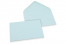  Envelopes de cartões de felicitações coloridos - Azul claro, 125 x 175 mm | PIT Packaging.pt | Envelopesonline