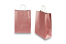Sacos de papel com alças torcidas - cor-de-rosa metalizado, 260 x 120 x 350 mm, 90 gr | PIT Packaging.pt | Envelopesonline