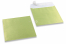 Envelopes madrepérola coloridos verde lima - 170 x 170 mm | PIT Packaging.pt | Envelopesonline