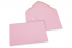 Envelopes de cartões de felicitações coloridos - Cor-de-rosa claro, 133 x 184 mm | PIT Packaging.pt | Envelopesonline