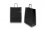 Sacos de papel com alças torcidas - preto, 260 x 120 x 350 mm, 90 gr | PIT Packaging.pt | Envelopesonline
