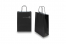 Sacos de papel com alças torcidas - preto, 220 x 100 x 310 mm, 90 gr | PIT Packaging.pt | Envelopesonline