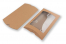 Caixas ovais castanhas  - 162 x 229 mm - com janela 120 x 180 mm | PIT Packaging.pt | Envelopesonline