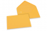  Envelopes de cartões de felicitações coloridos - Amarelo dourado, 125 x 175 mm | PIT Packaging.pt | Envelopesonline