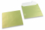 Envelopes madrepérola coloridos verde lima - 155 x 155 mm | PIT Packaging.pt | Envelopesonline