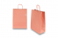 Sacos de papel com alças torcidas - cor-de-rosa salmão, 260 x 120 x 350 mm, 90 gr | PIT Packaging.pt | Envelopesonline