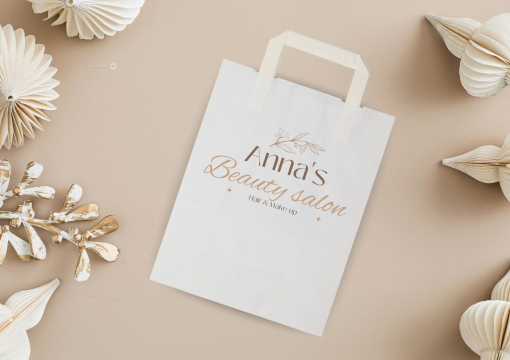 Sacos de papel com alças dobradas | PIT Packaging.pt | Envelopesonline