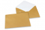 Envelopes de cartões de felicitações coloridos - Dourado, 162 x 229 mm | PIT Packaging.pt | Envelopesonline