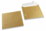 Envelopes madrepérola coloridos dourado - 155 x 155 mm | PIT Packaging.pt | Envelopesonline
