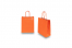 Sacos de papel com alças torcidas - cor de laranja, 180 x 80 x 220 mm, 90 gr | PIT Packaging.pt | Envelopesonline