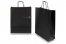 Sacos de papel com alças torcidas - preto, 320 x 120 x 410 mm, 100 gr | PIT Packaging.pt | Envelopesonline
