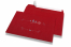 Envelopes de Natal coloridos - Vermelho, com decoração de Natal | PIT Packaging.pt | Envelopesonline