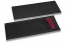 Sacos porta-talheres preto com incição + vermelho bordô guardanapos | PIT Packaging.pt | Envelopesonline