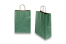 Sacos de papel com alças torcidas - verde escuro metalizado, 260 x 120 x 350 mm, 90 gr | PIT Packaging.pt | Envelopesonline