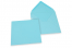  Envelopes de cartões de felicitações coloridos - Azul celeste, 155 x 155 mm | PIT Packaging.pt | Envelopesonline