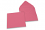 Envelopes de cartões de felicitações coloridos - Cor-de-rosa, 155 x 155 mm | PIT Packaging.pt | Envelopesonline